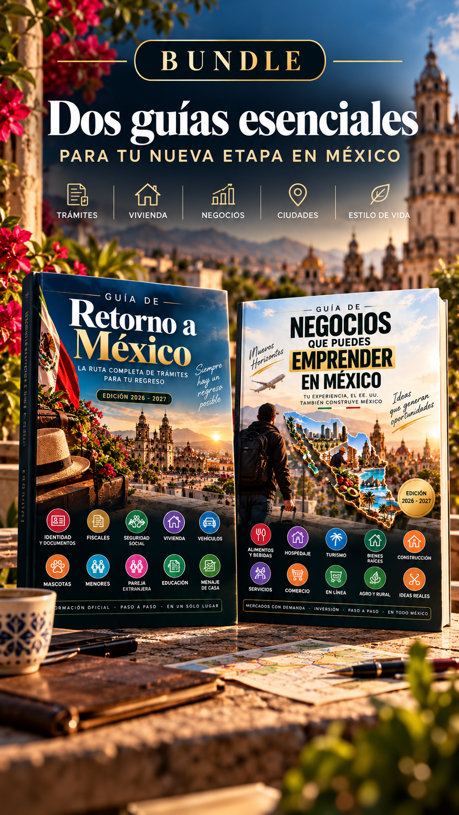 Bundle: Playbook Retorno a México + Playbook de Negocios